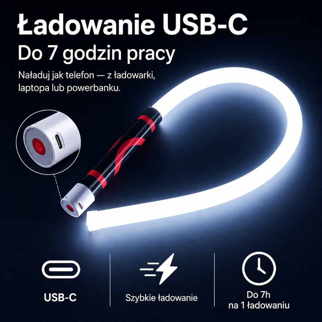 Luminovo elastyczna lampa LED — Skończ z pracą po ciemku